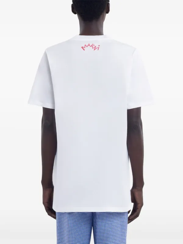 Marni graphic-print T-shirt | White | FARFETCH Marni graphic-print T-shirt | White | FARFETCH