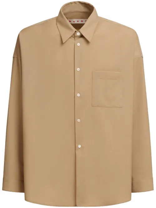 Chemise en laine vierge - Marni - Modalova