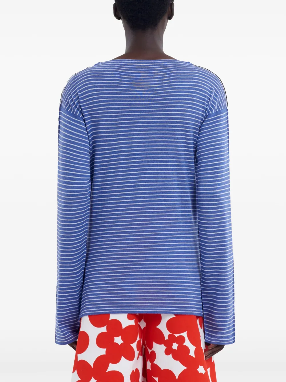 Marni Gestreepte trui Blauw