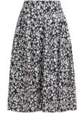 Marni floral-print skirt - Black