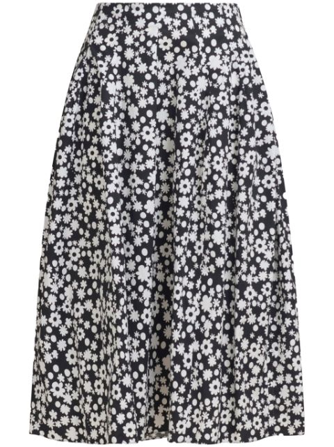 Marni floral-print skirt Women