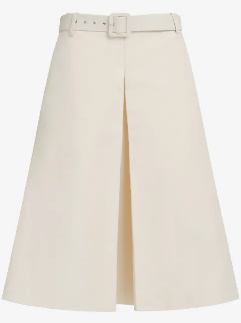 Marni belted midi skirt
