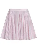 Marni striped mini skirt - Red