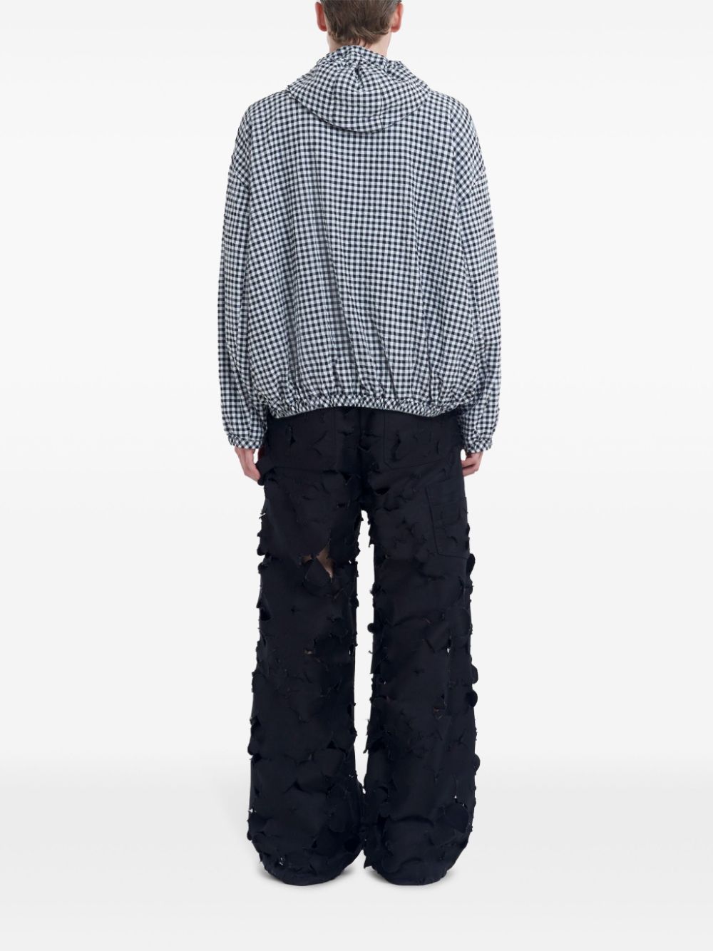 Marni check-pattern hooded jacket Men