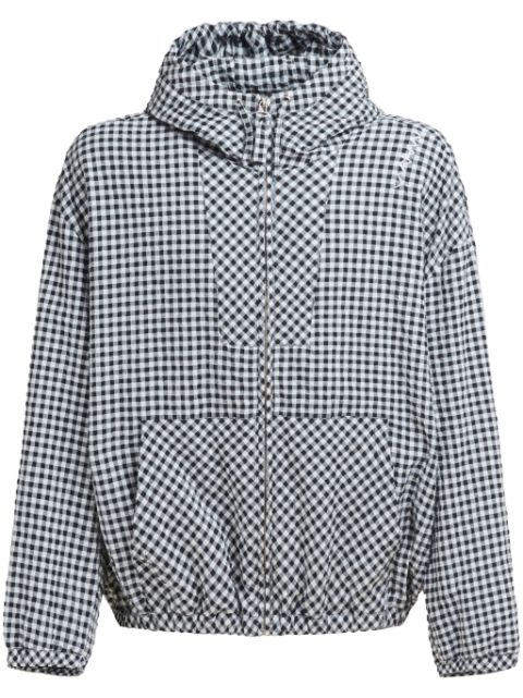 Marni check-pattern hooded jacket Men