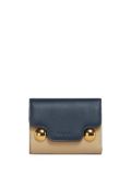 Marni Trunkaroo trifold leather wallet - Neutrals