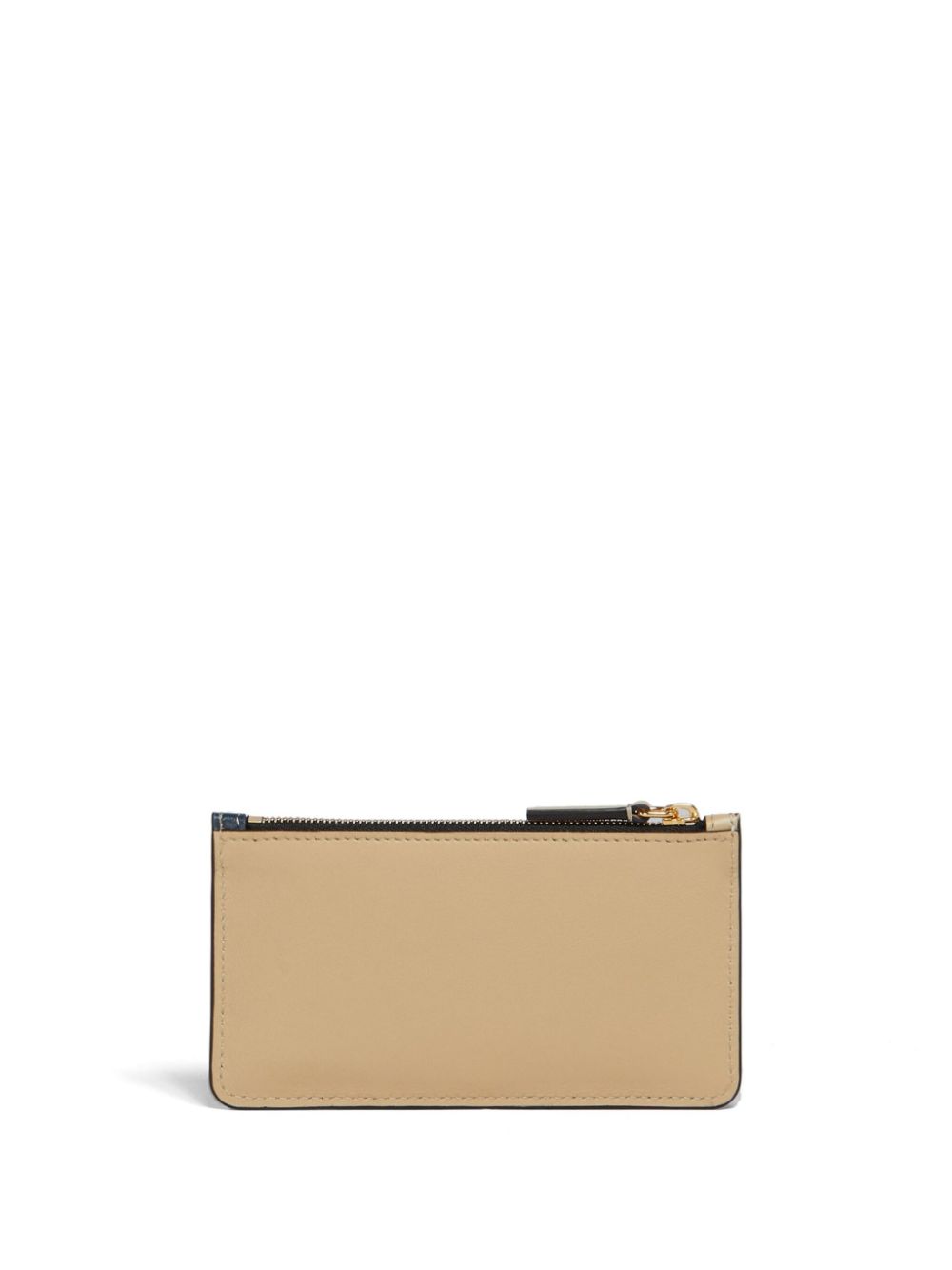 Marni Pasjeshouder met logo-reliëf - Beige