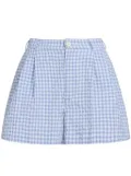 Marni check-print shorts - Blue