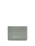 Marni leather card holder - Blue