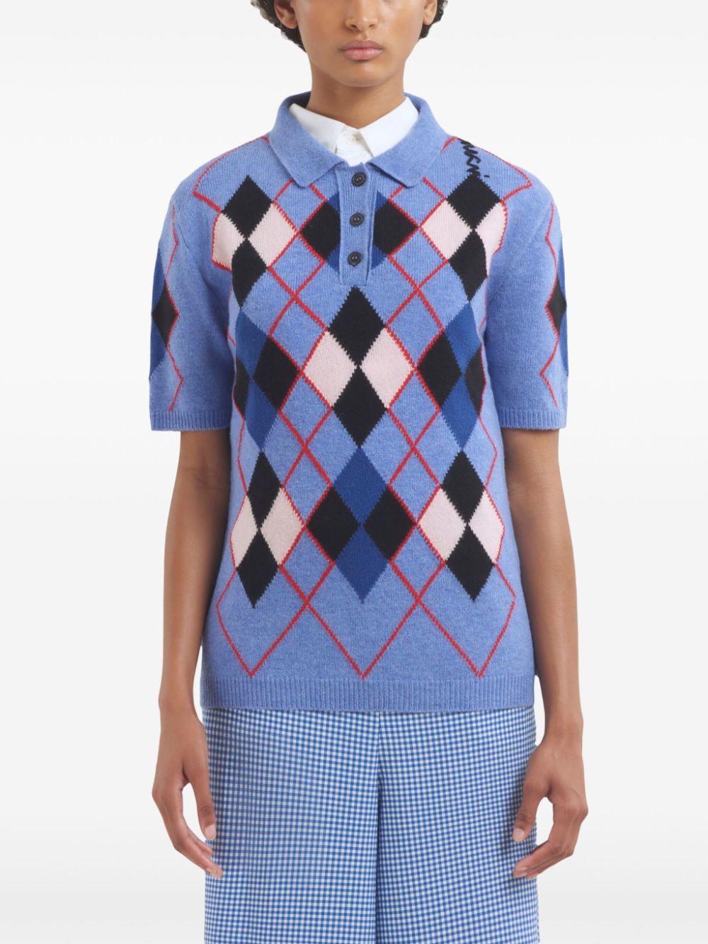 Marni Gebreide polotop - Blauw