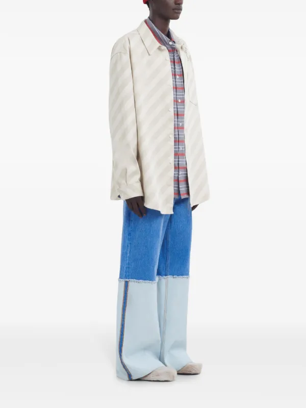 【送料込】MARNI_デニム サンハット アップリケ付き MARNIデニム サンハット アップリケ付き
