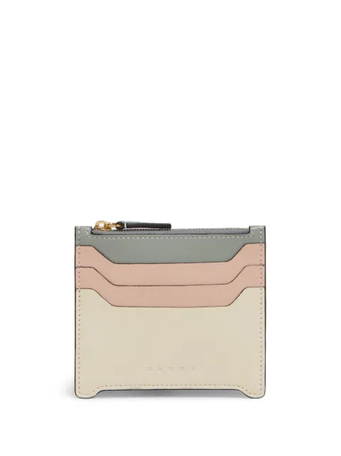 Marni tarjetero con logo en relieve