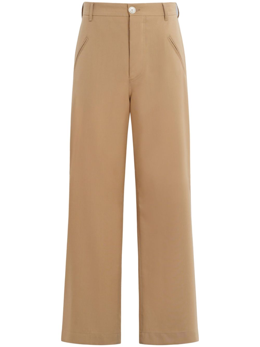 Marni Straight broek Beige