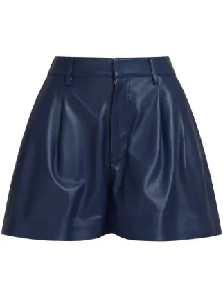 y*e様 MARNI メンズ ショートパンツ ネイビー Marni レザー ショートパンツ | ブルー | FARFETCH JP