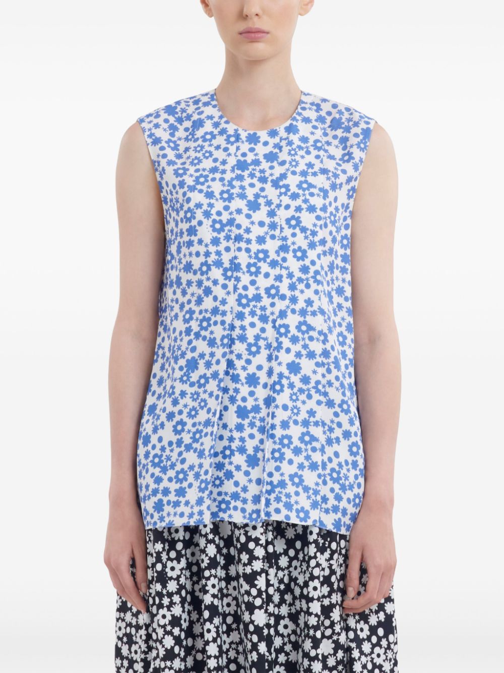 Marni floral-print top Women