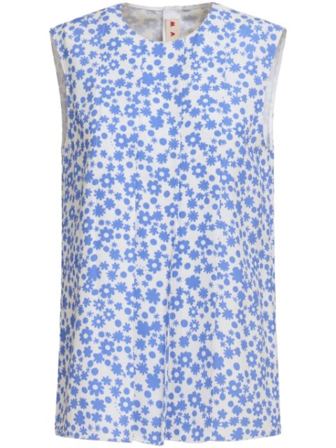 Marni floral-print top Women