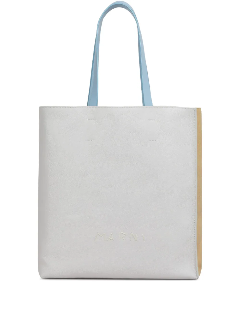 Marni ロゴ トートバッグ - ニュートラル Marni ロゴ トートバッグ - ニュートラル