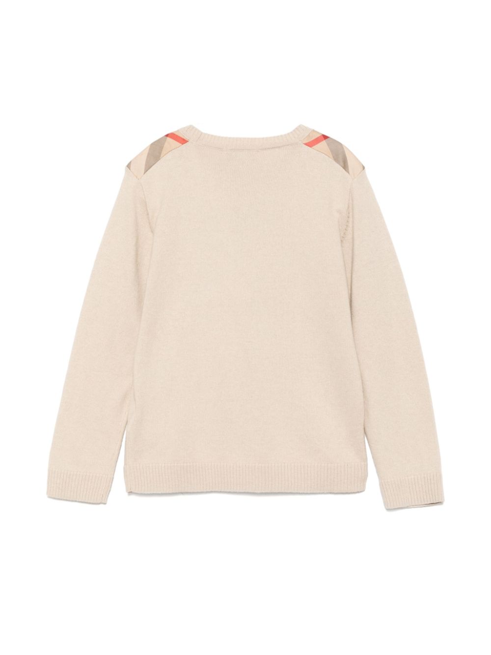 Burberry Kids Trui met ronde hals - Beige