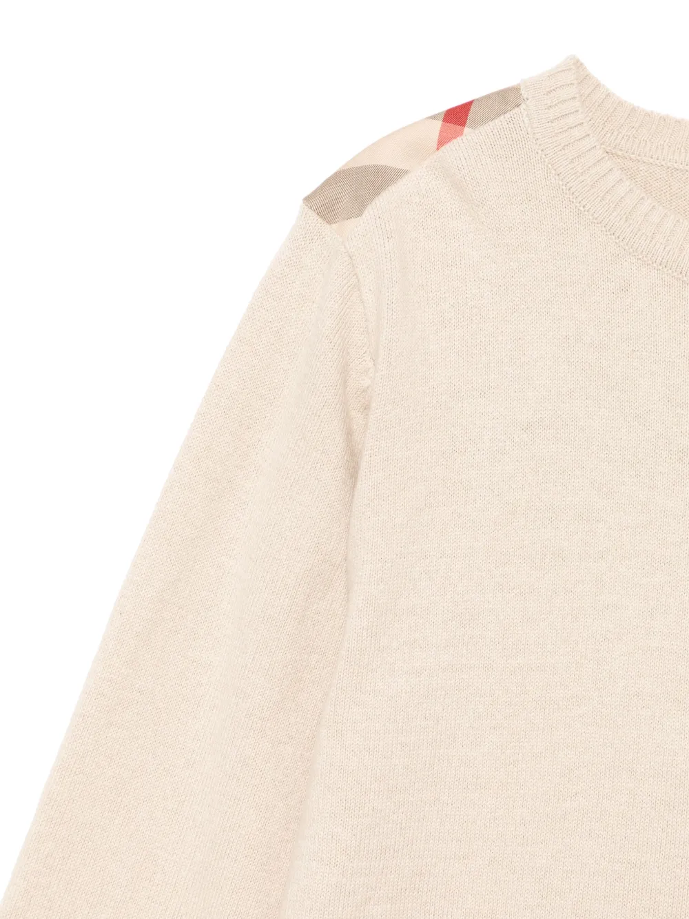 Burberry Kids Trui met ronde hals Beige