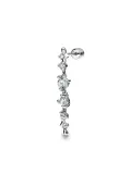 Maria Black medium Arctic earring - Silver
