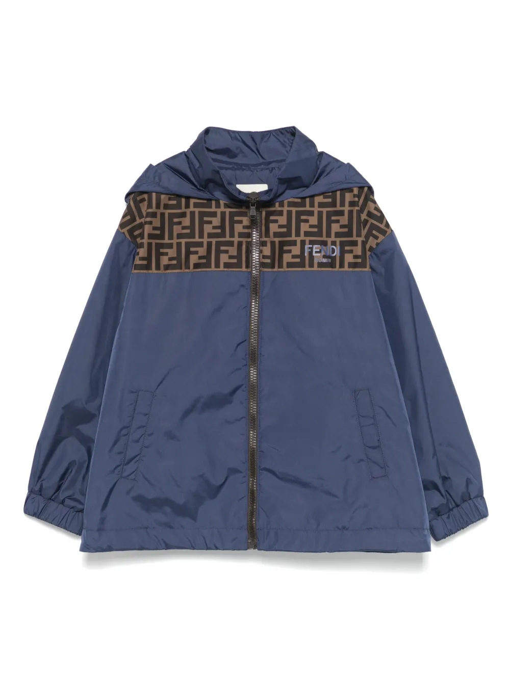 Fendi Kids Jack met FF patroon Blauw