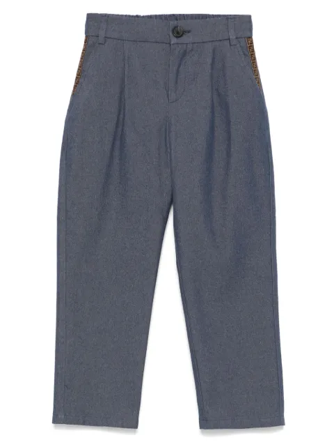 Fendi Kids Calça com motivo FF