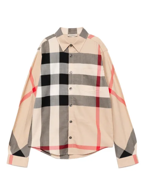 Burberry Kids checked shirt