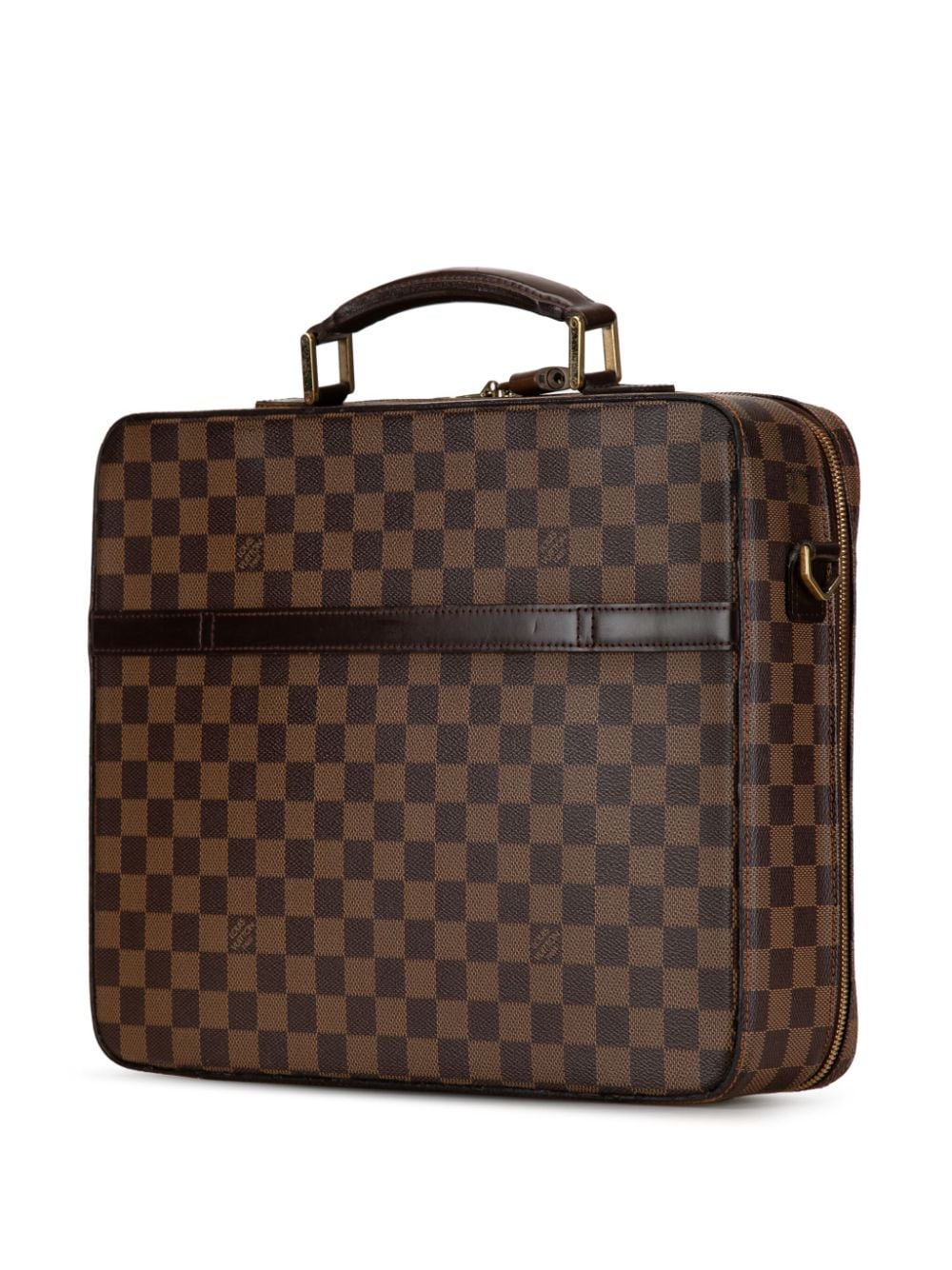 Louis Vuitton Pre-Owned 1990-2023 Damier Ebene Porte Ordinateur Sabana business bag - Bruin