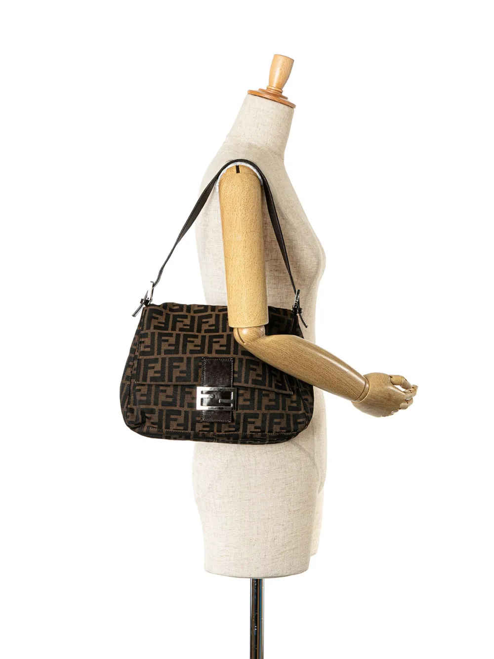 Cheap Fendi Pre-Owned 2000-2010 Zucca Canvas Mamma Forever shoulder bag WOMEN