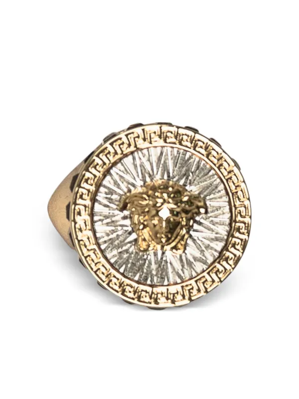 アクセサリー vintage Versace gold ring #8.5 Versace Greca Goldtone Ring | Saks Fifth Avenue