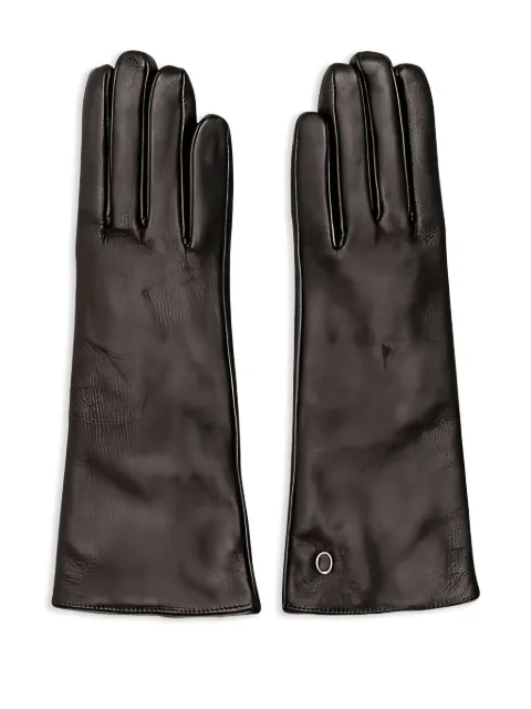 Orciani guantes de piel de napa