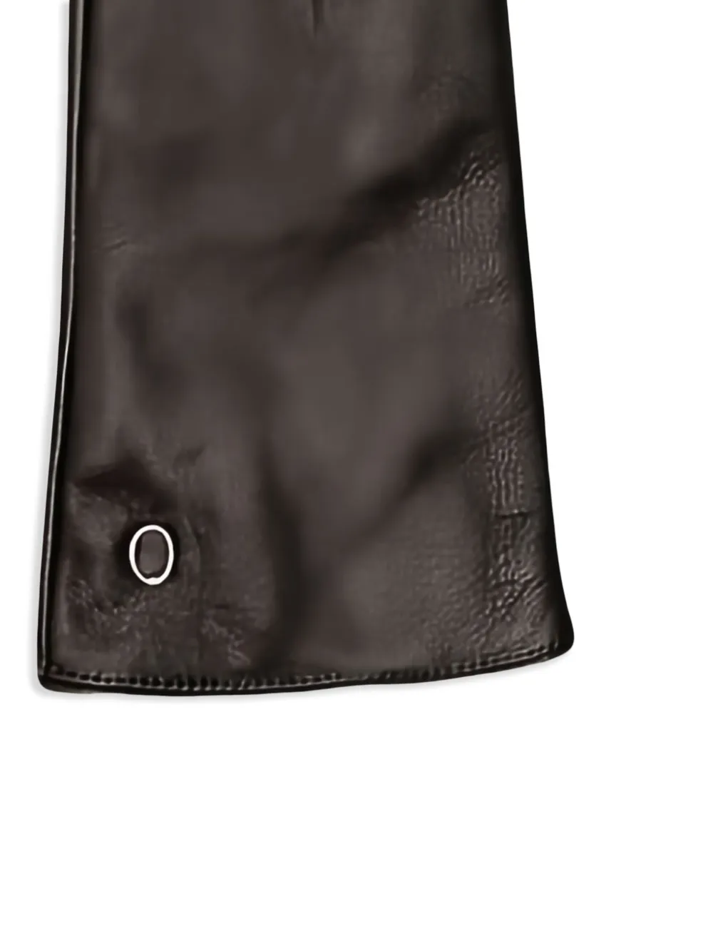 Orciani nappa-leather gloves - Zwart