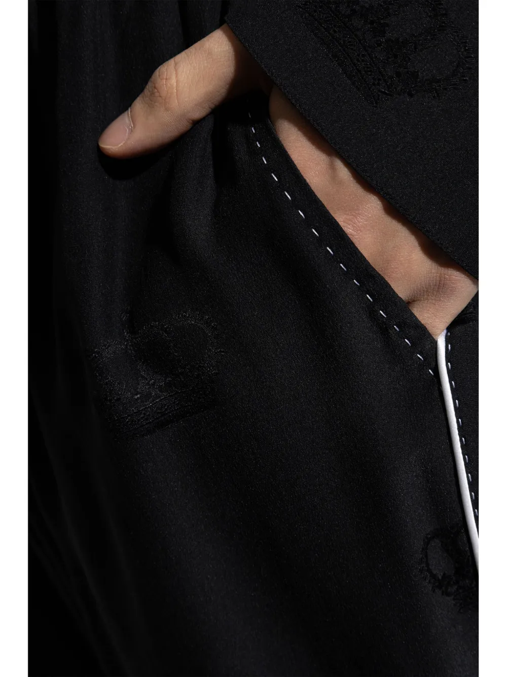 Dolce & Gabbana Broek met trekkoord Zwart