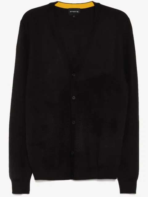 SPORT b. by agnès b. Cardigan con motivo jacquard