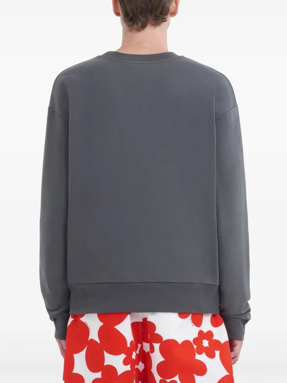 Marni Sweater met logoprint Grijs