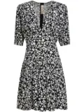 Marni floral-print mini dress - Black