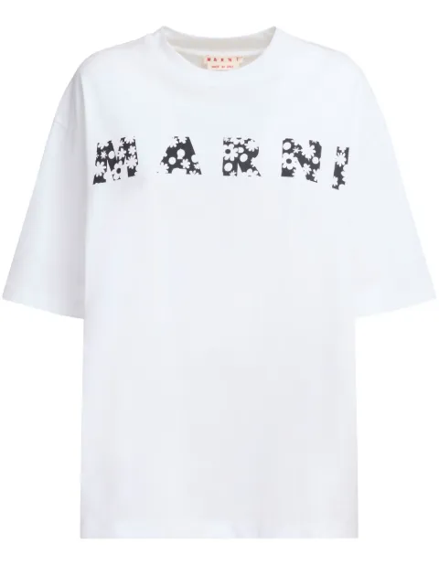 Marni playera con logo estampado
