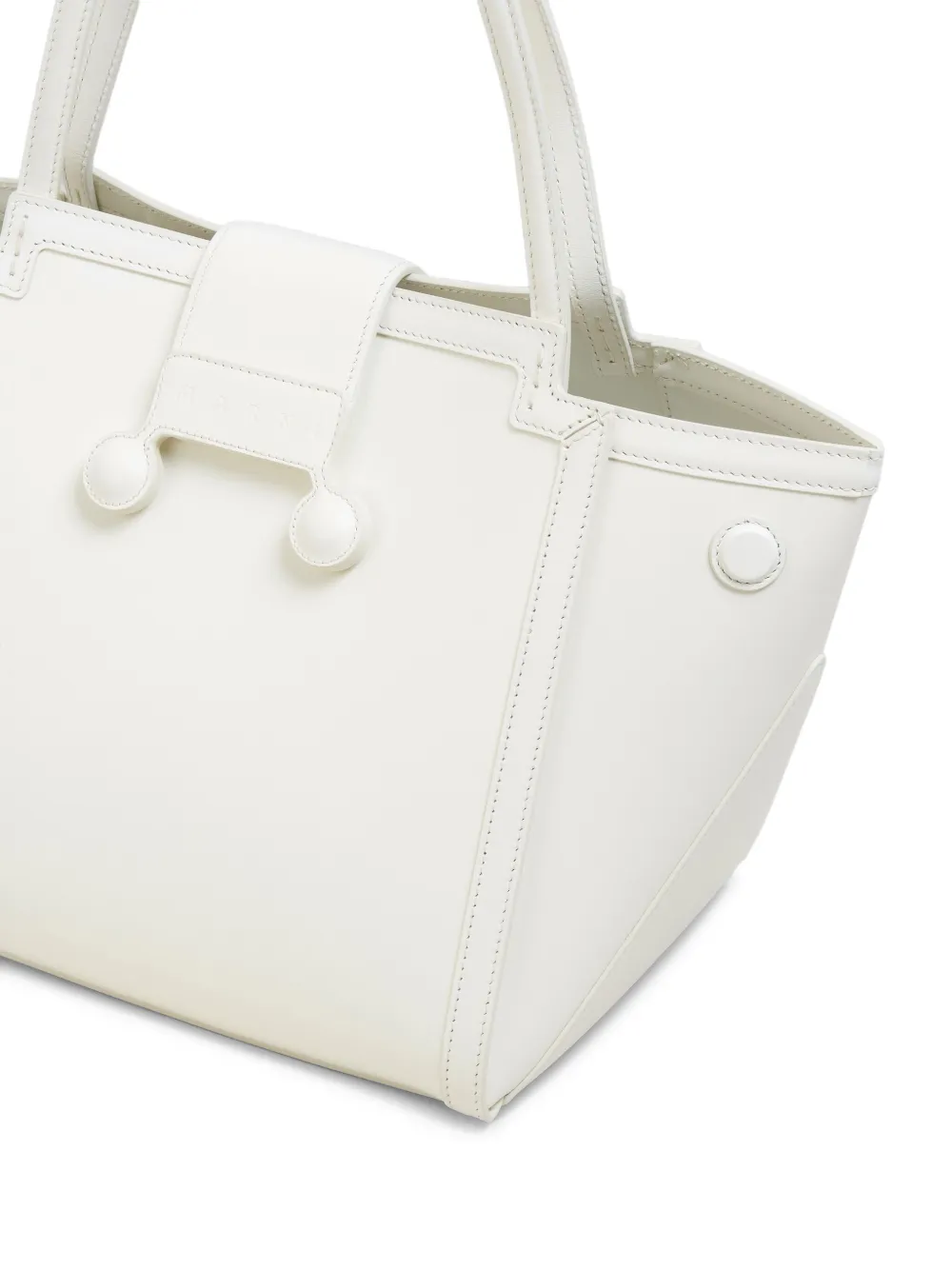 Marni Riviera shopper met structuur Wit