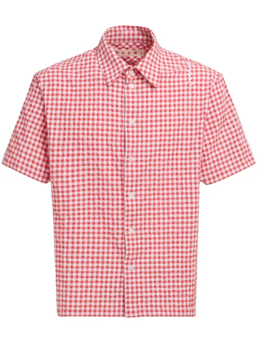 Marni chemise à carreaux - Rouge - Marni - Modalova
