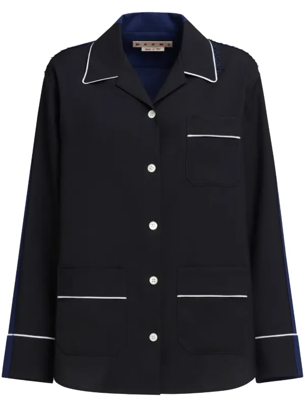 Marni パジャマシャツ | ブラック | FARFETCH JP