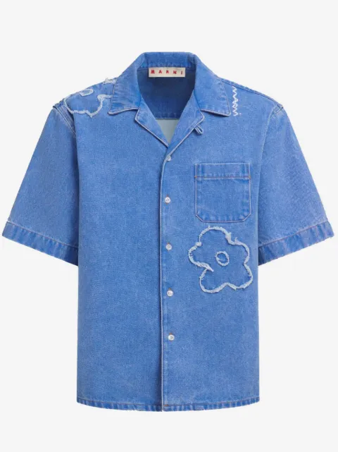 Marni floral embroidery shirt 