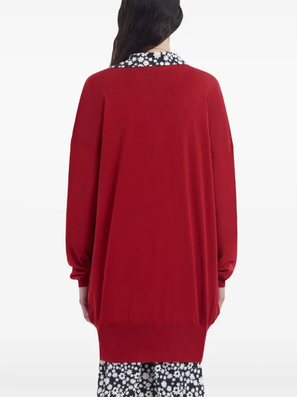 ✨ほぼ新品✨MARNI✨モヘヤ✨クルーネック セーター✨RED Marni Vネック セーター | レッド | FARFETCH JP