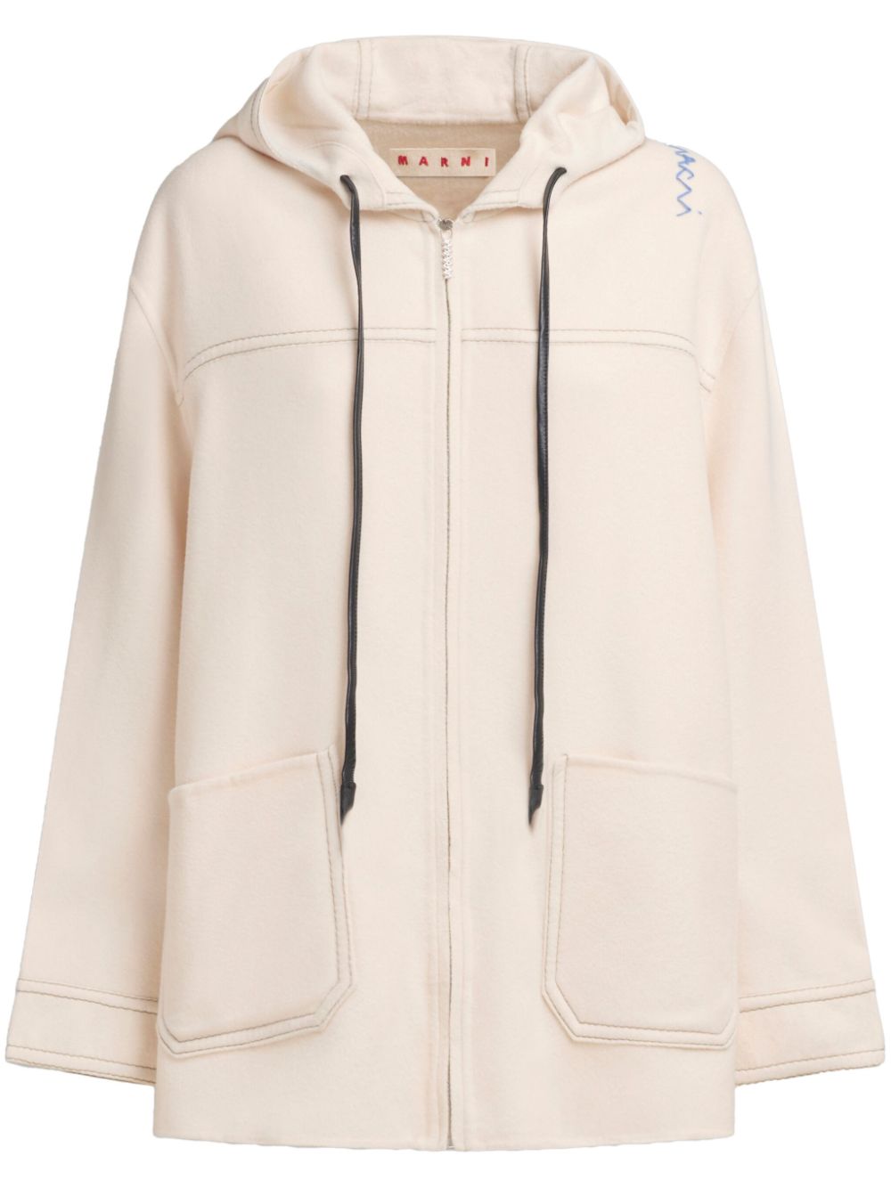 embroidered parka jacket