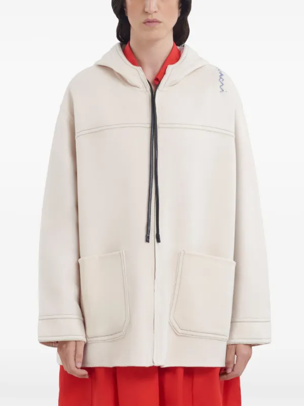 Marni パーカージャケット | ニュートラル | FARFETCH JP