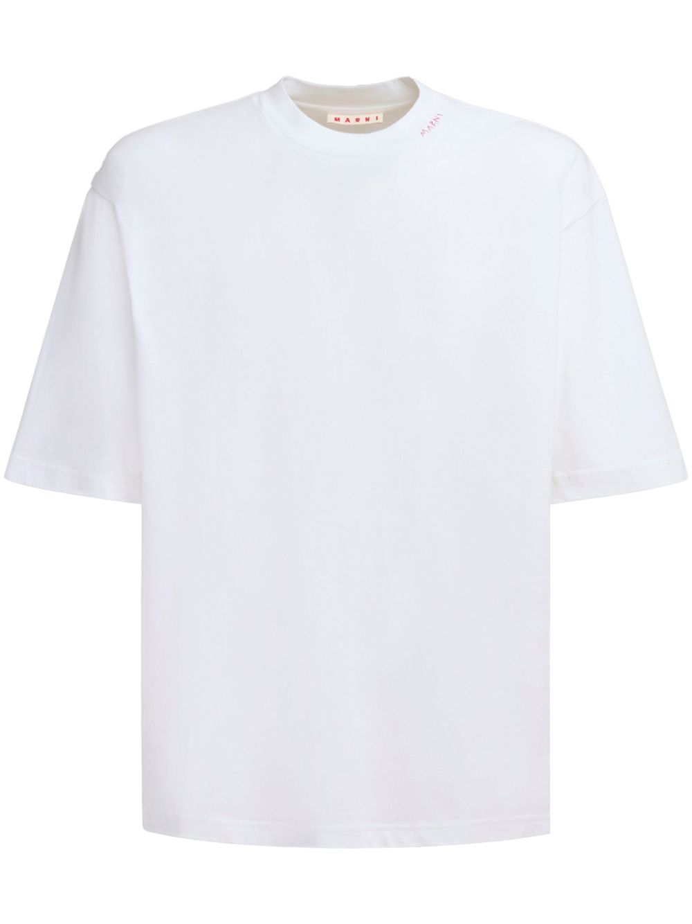 logo-embroidered T-shirt