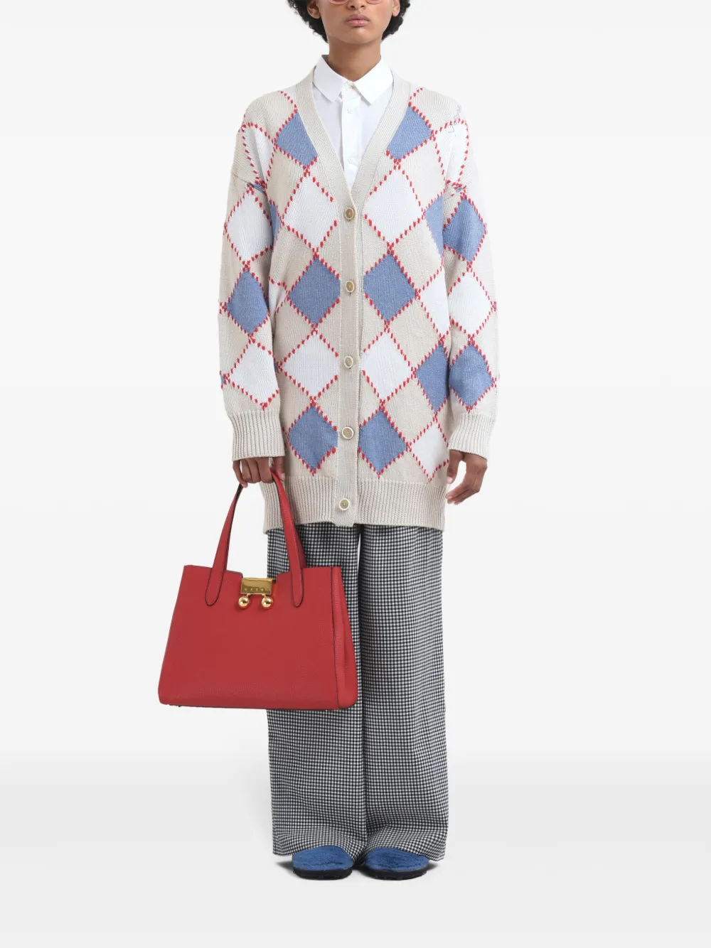 Marni Trunkaroo shopper - Rood