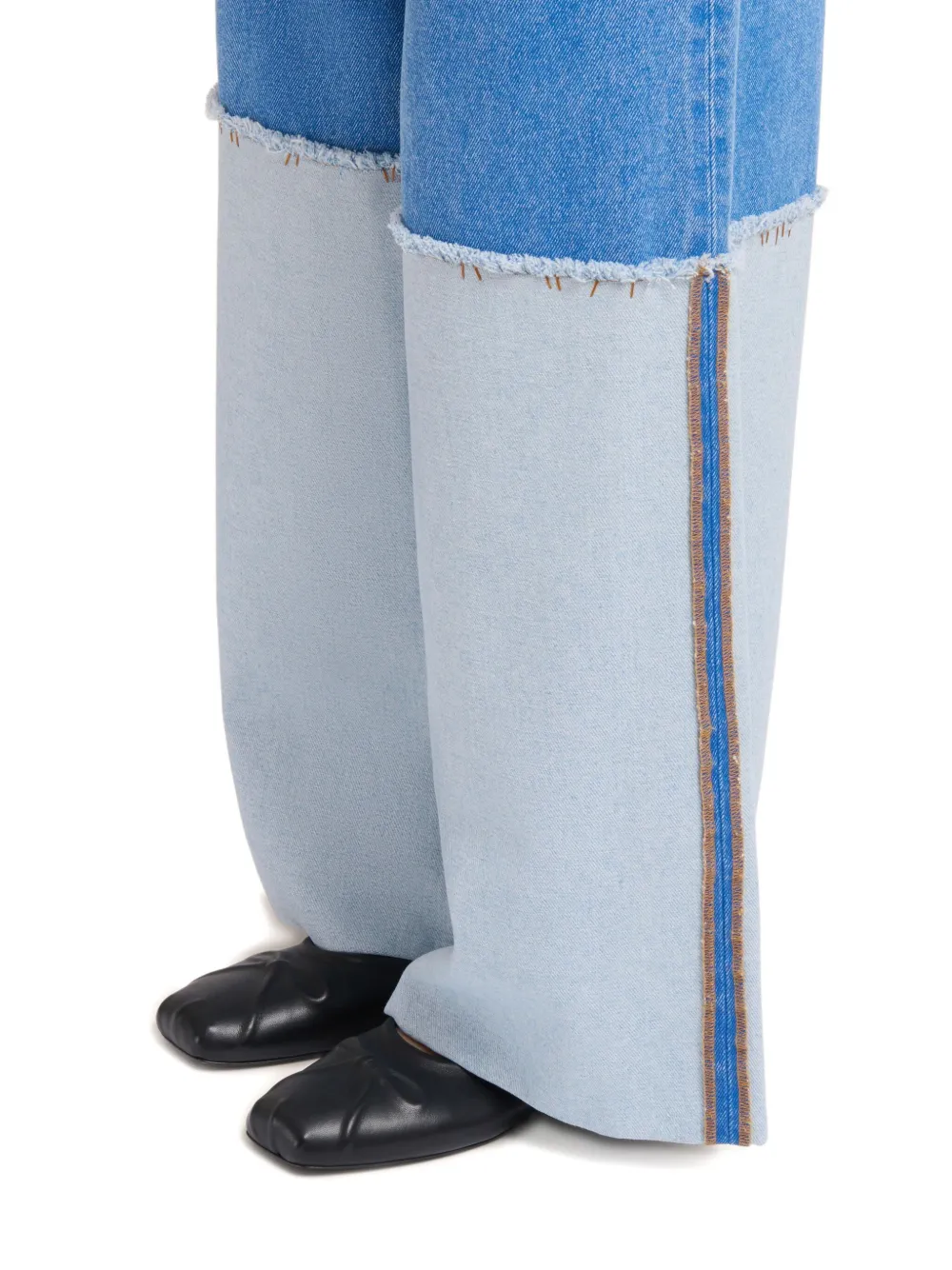 Marni Jeans met vlakken BDB44 COBALT