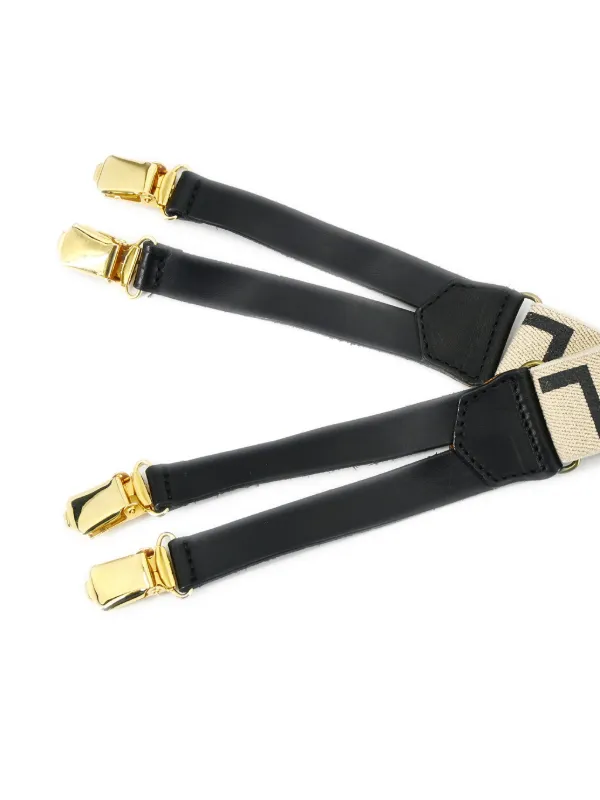 CHANEL Pre-Owned 1990-2000 ロゴ サスペンダー | ニュートラル