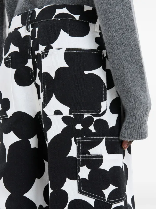 Marni フローラル パンツ | ブラック | FARFETCH JP Marni フローラル パンツ | ブラック | FARFETCH JP