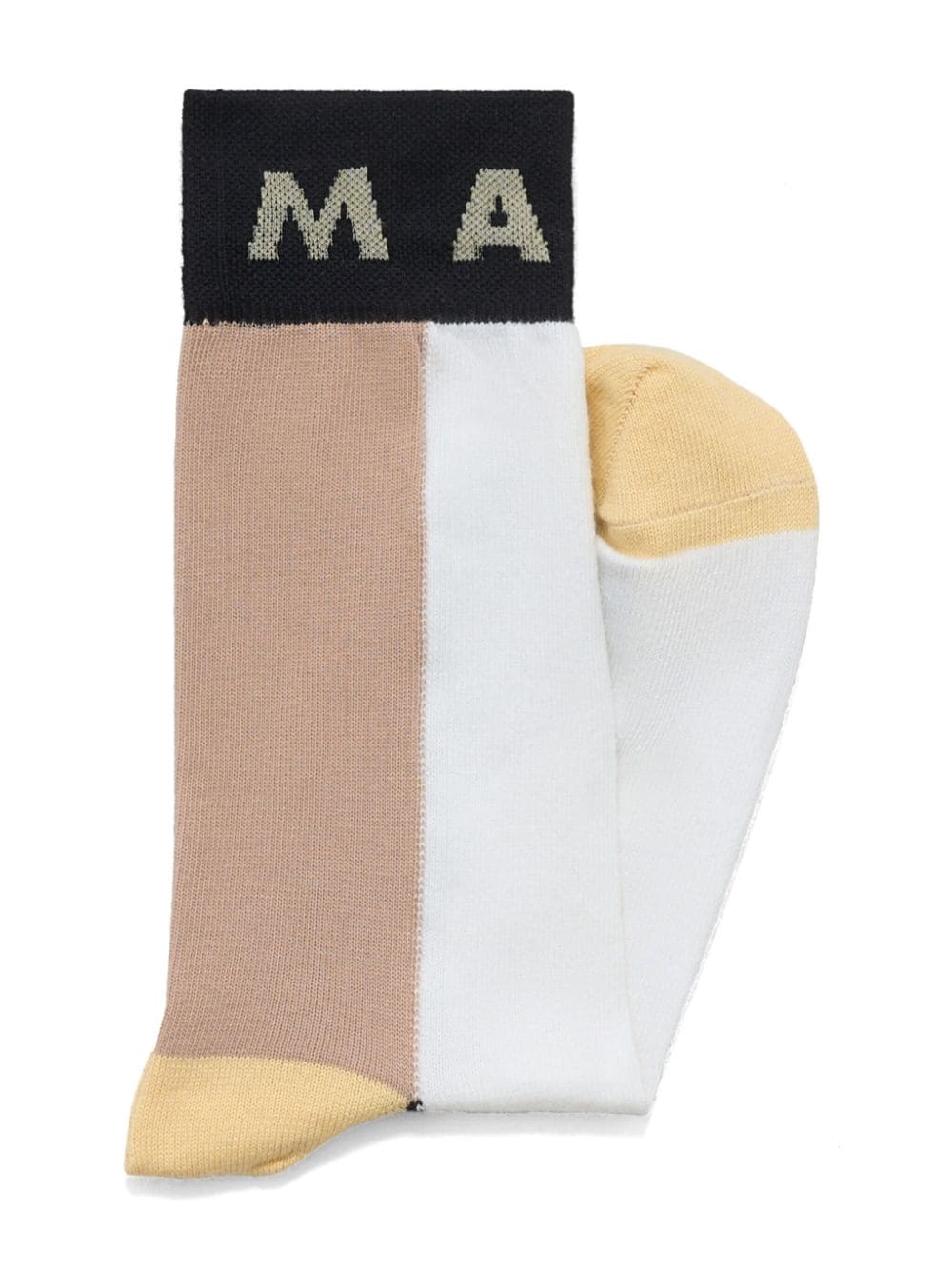 Marni intarsia-knit logo socks - Wit